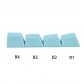 4-in-1 OEM R1~R4 Replacement Keycaps Kit  No Legends 1U for Cherry MX Switch